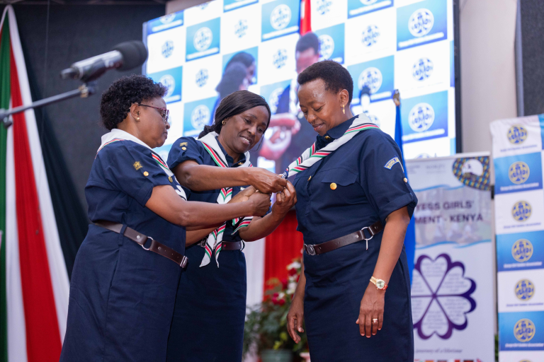 Read more about the article Mama Rachel Ruto Installed as Patron of The Kenya Girl Guides Association