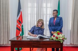 Photo Gallery: Mama Rachel Ruto Welcomes Laura Mattarella, The First Lady Of The Republic Of Italy