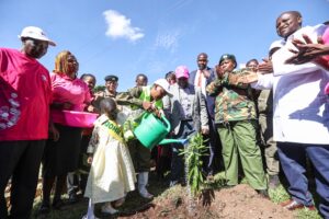 Mama Rachel Ruto champions tree planting for a sustainable future in Kitale visit