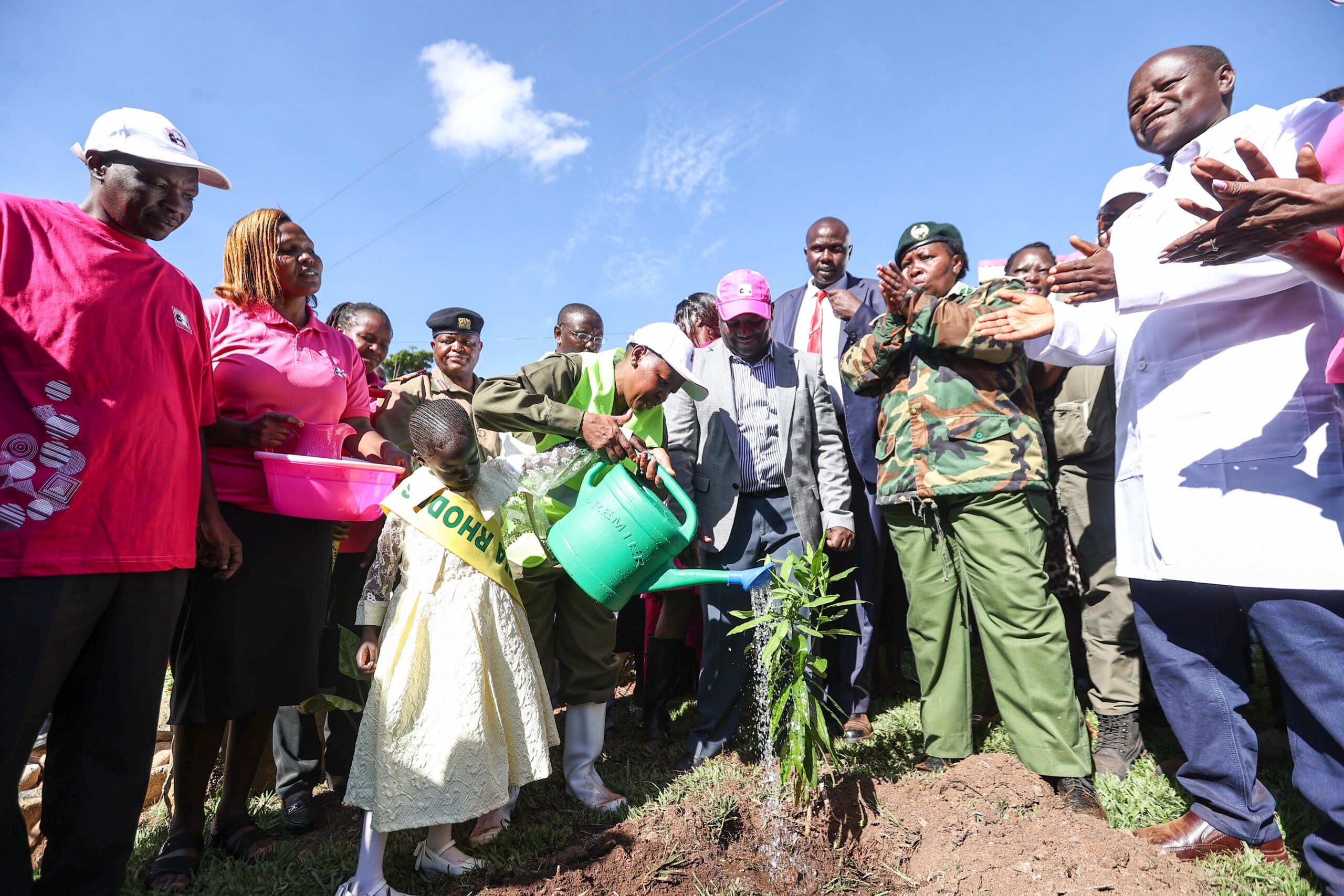 Read more about the article Mama Rachel Ruto champions tree planting for a sustainable future in Kitale visit