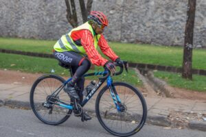 ‘Share the Road’: Mama Rachel Ruto advocates for safety of cyclists at UN Habitat