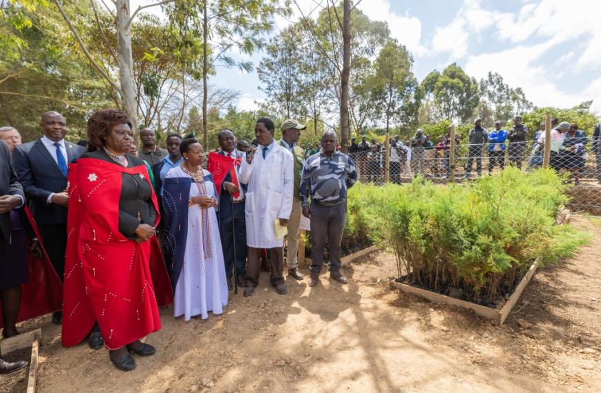 Mama Rachel Ruto launches the Centre of Excellence in Nursery Management at Maasai Mara University