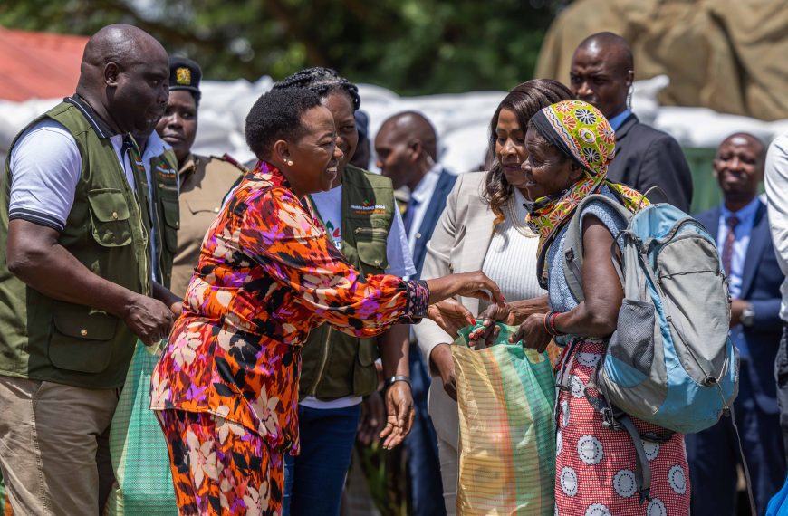 Mama Rachel Ruto Extends Relief to Flood-Affected Families in Machakos County