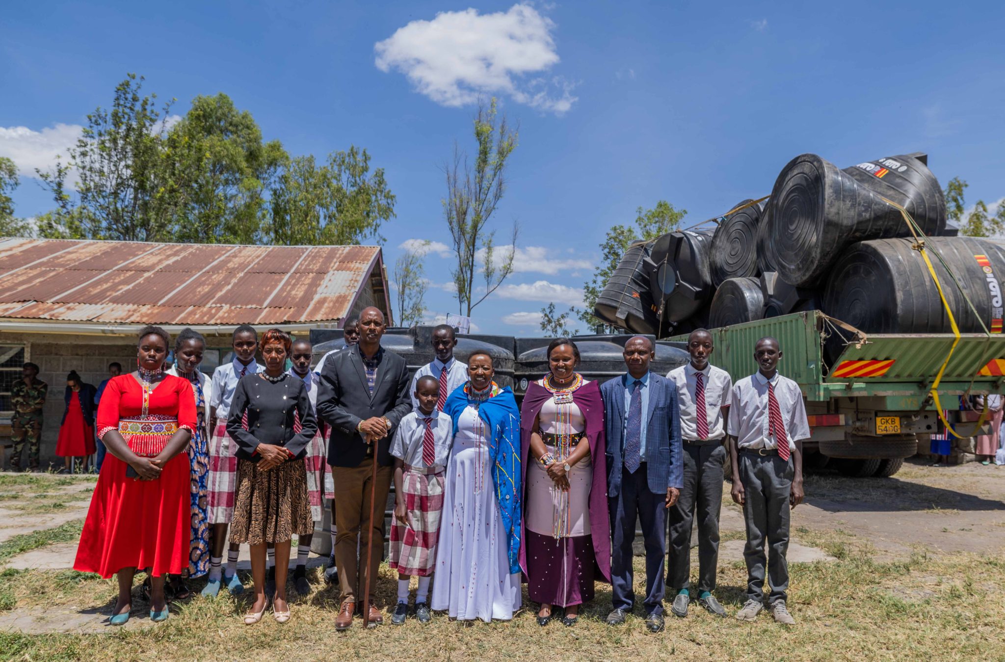 You are currently viewing First Lady Mama Rachel Ruto empowers schools with water tanks on World Water Day