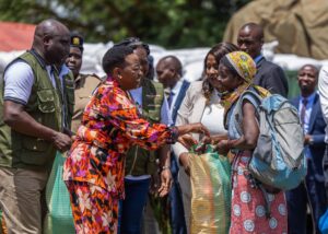 Read more about the article Mama Rachel Ruto Extends Relief to Flood-Affected Families in Machakos County