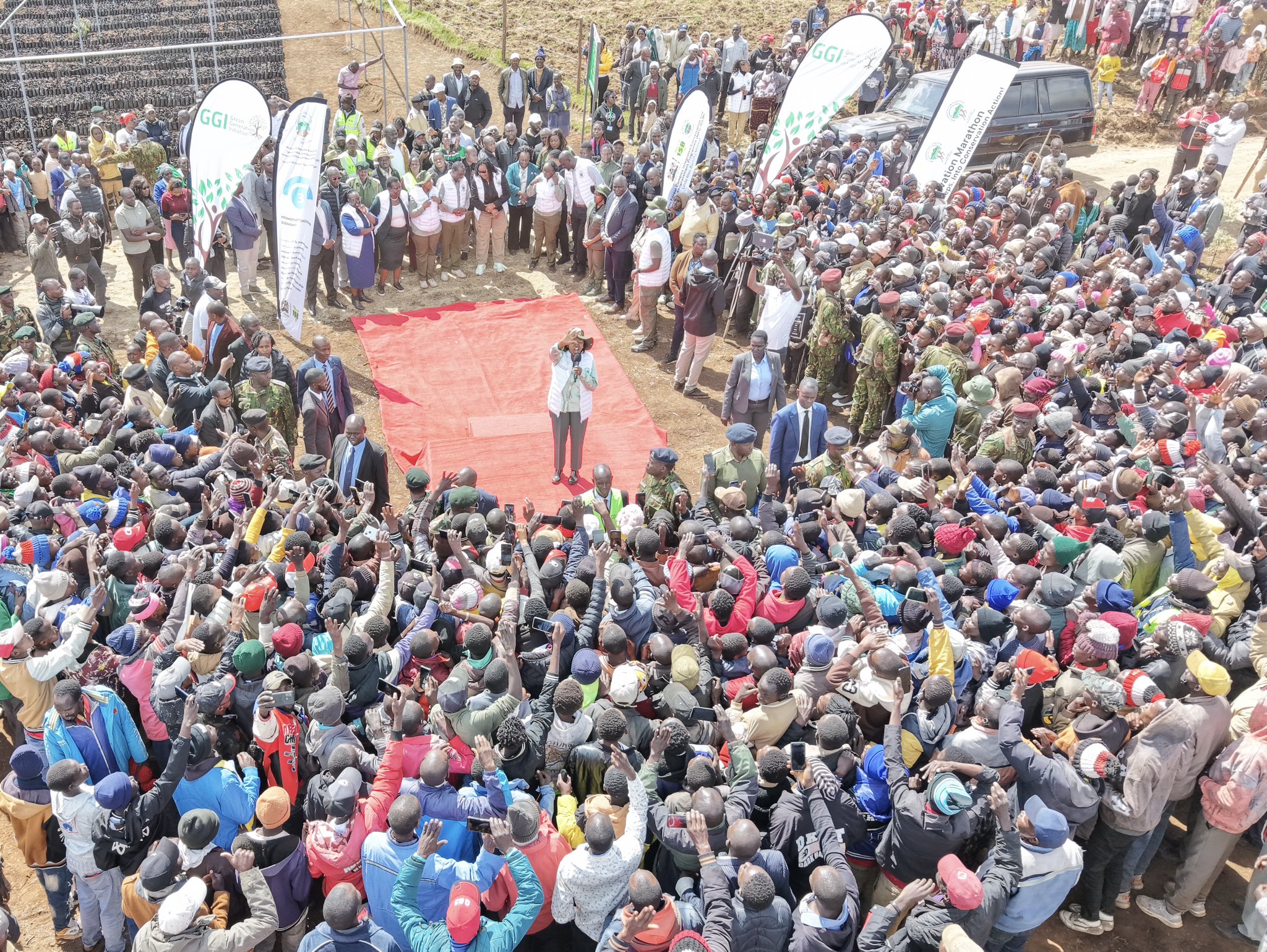 You are currently viewing First Lady Mama Rachel Ruto Leads Major Mau Forest Restoration Drive, Adopts 33 Hectares for Conservation